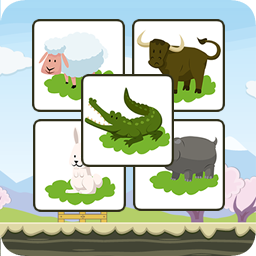 Animal Memory Game For Kids